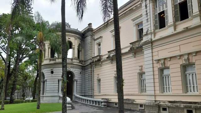 Fachada do Palácio da Liberdade, sede do governo de Minas Gerais, em Belo Horizonte