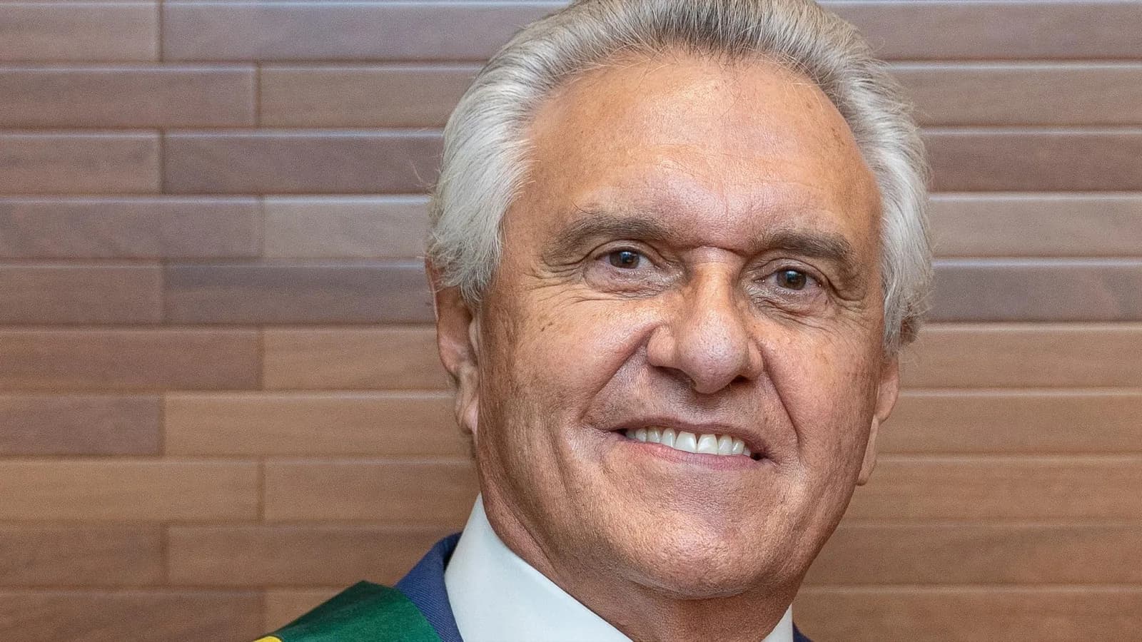 Ronaldo Caiado, um dos três candidatos presentes no debate presidencial da Band