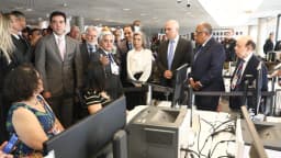 Urnas eletrônicas durante teste de integridade promovido pelo TSE (foto de arquivo)