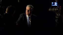 Retrato do chef e autor Anthony Bourdain