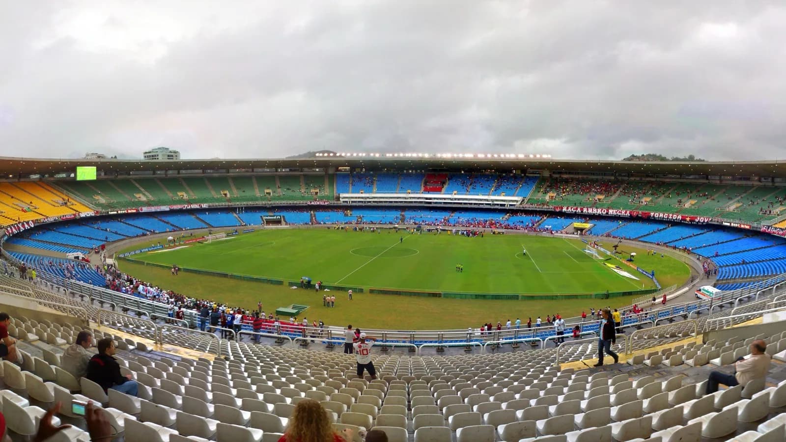Interior do Maracanã em dia de jogo (foto de arquivo)