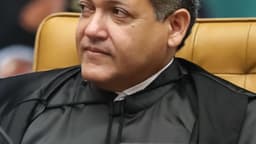 Ministro Nunes Marques, presidente do TSE, em foto de arquivo de sua posse como ministro do STF em 2020