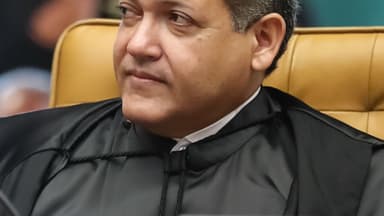 Ministro Nunes Marques, presidente do TSE, em foto de arquivo de sua posse como ministro do STF em 2020