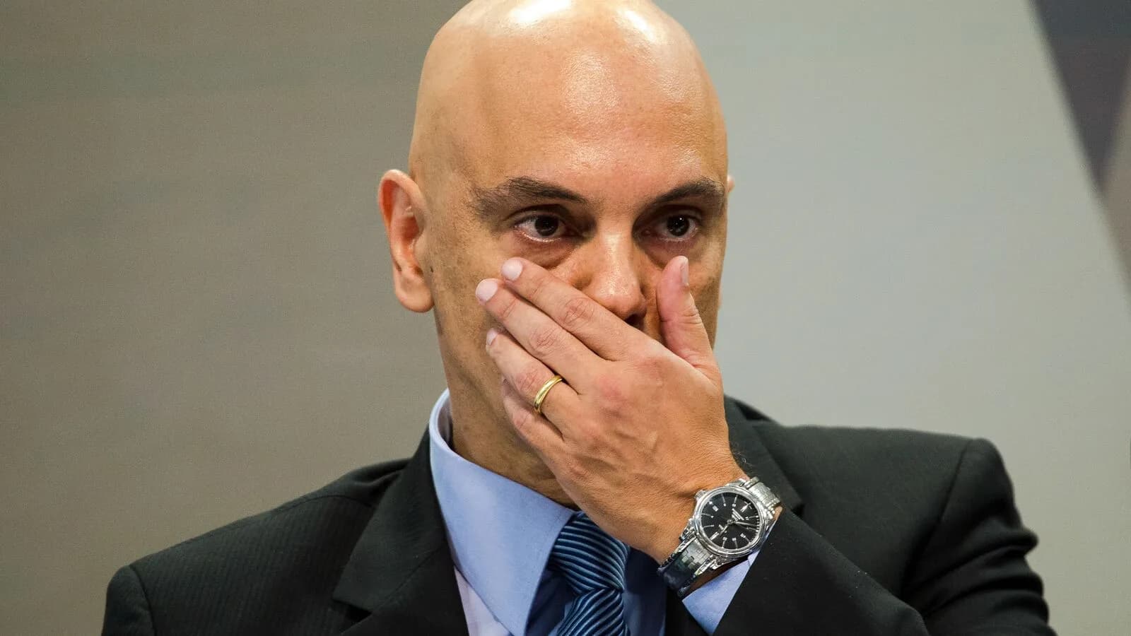 O ministro Alexandre de Moraes durante sabatina no Senado (foto de arquivo, 2017).