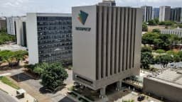 Vista aérea da sede da Dataprev em Brasília