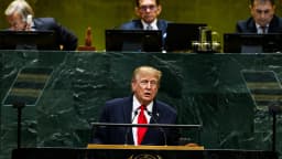 Donald Trump discursa na 81ª Assembleia Geral das Nações Unidas, em Nova York