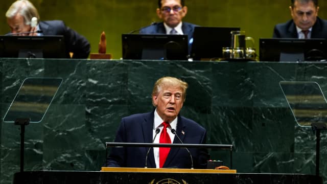 Donald Trump discursa na 81ª Assembleia Geral das Nações Unidas, em Nova York