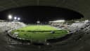 Vista panorâmica do Estádio de São Januário, do Vasco da Gama, durante partida à noite (foto de arquivo)