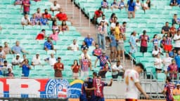Torcida do Bahia nas arquibancadas em jogo no estádio, foto de arquivo