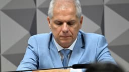 Alessandro Stefanutto, ex-presidente do INSS, em depoimento na CPMI do INSS no Senado