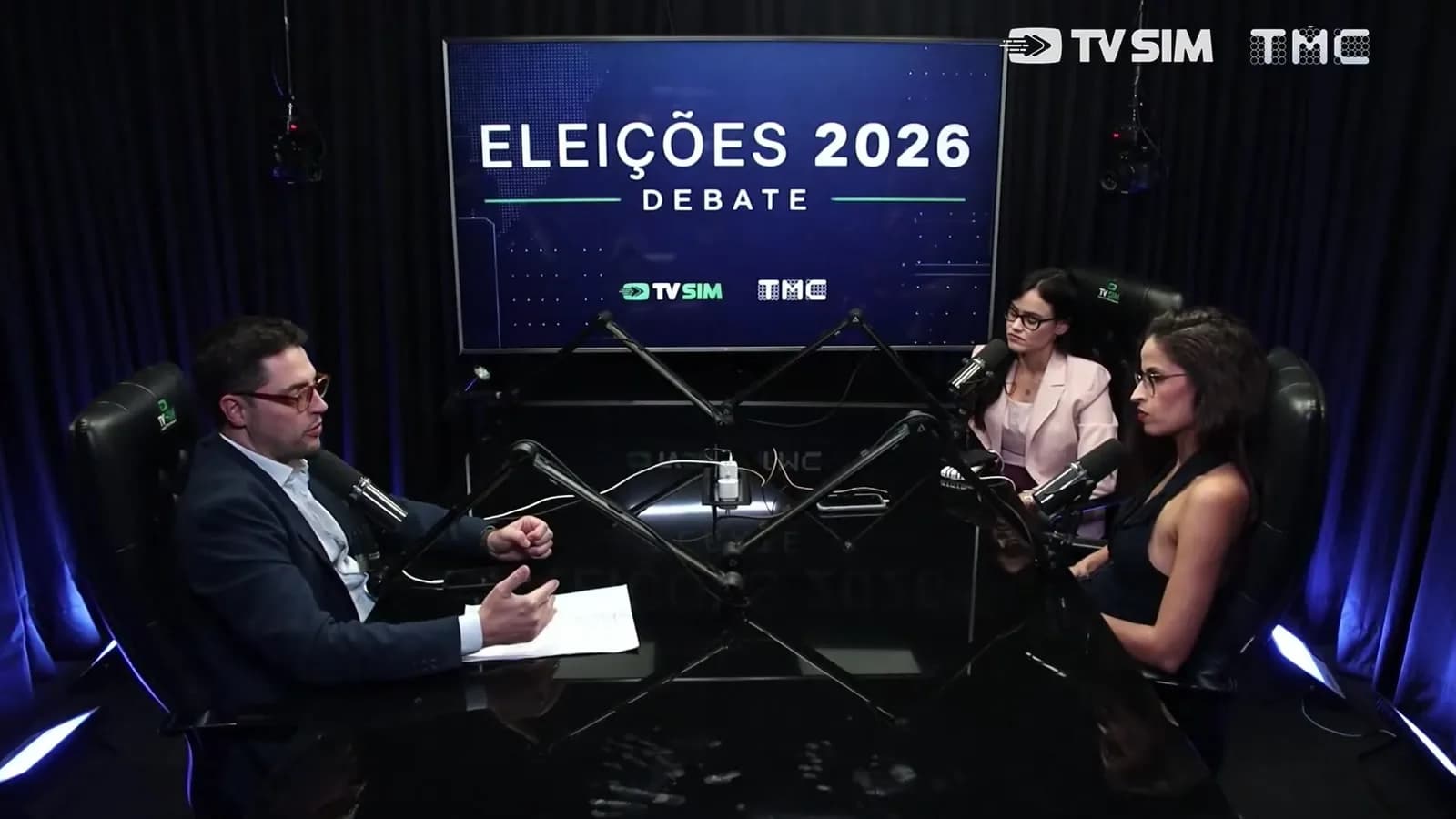 Equipe da TMC 88.7 FM e TV Sim Brasil analisa ao vivo o primeiro debate ao governo de Minas Gerais 2026