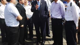 Delegação de autoridades agrícolas dos Estados Unidos conversa com representantes chineses em visita institucional (foto de arquivo)
