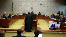 Sessão do plenário do Supremo Tribunal Federal, em Brasília