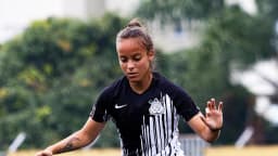 Jogadora do Corinthians durante partida de futebol feminino (foto de arquivo)