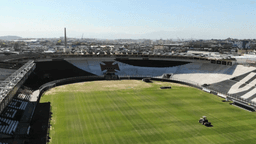 Vista aérea do Estádio São Januário, do Vasco da Gama, no Rio de Janeiro