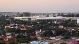 Vista aérea da cidade de Araraquara (SP), onde fica o estádio Fonte Luminosa da Ferroviária
