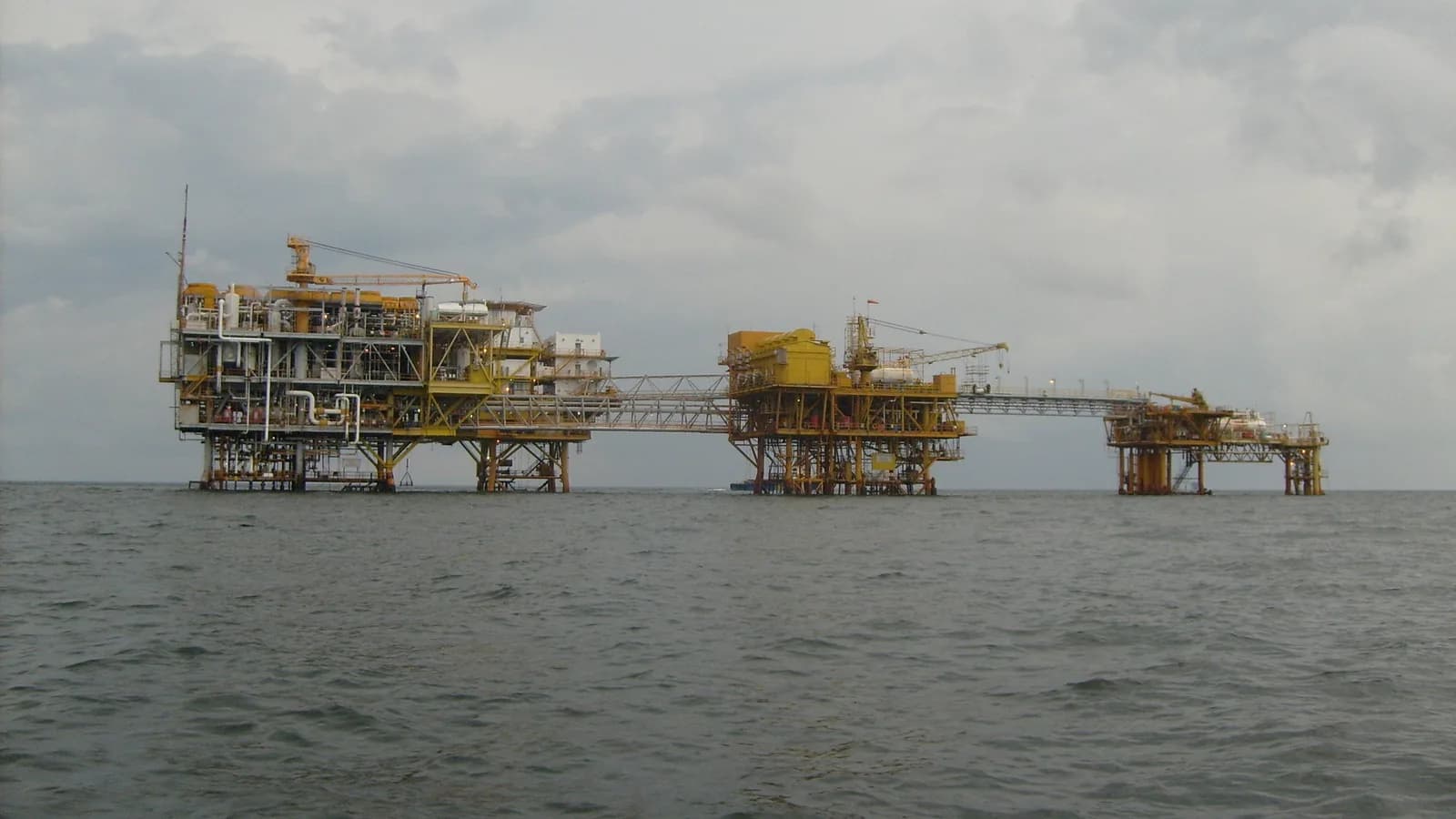 Plataforma de petróleo offshore