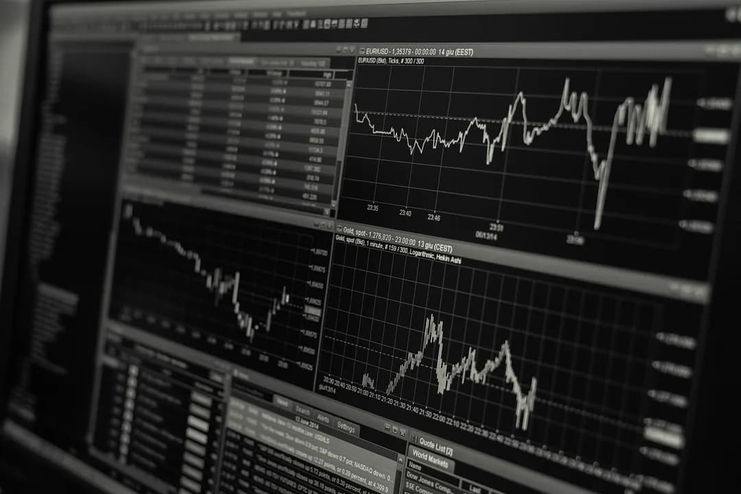 Imagem ilustrativa: stock, trading, monitor, business, finance, exchange, investment, market, trade, data, graph, economy, financial, currency, chart, information, technology, prof