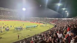 Torcida e estádio em confronto anterior entre São Paulo e Mirassol
