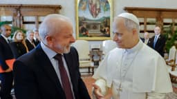 Papa Leão XIV recebe o presidente Lula em audiência no Vaticano