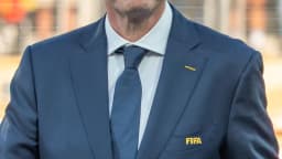 O presidente da Fifa, Gianni Infantino, em retrato de evento oficial