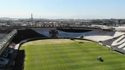 Vista aérea do estádio São Januário, sede do Vasco da Gama no Rio de Janeiro; foto de arquivo do estádio, não do novo centro de treinamento em projeto