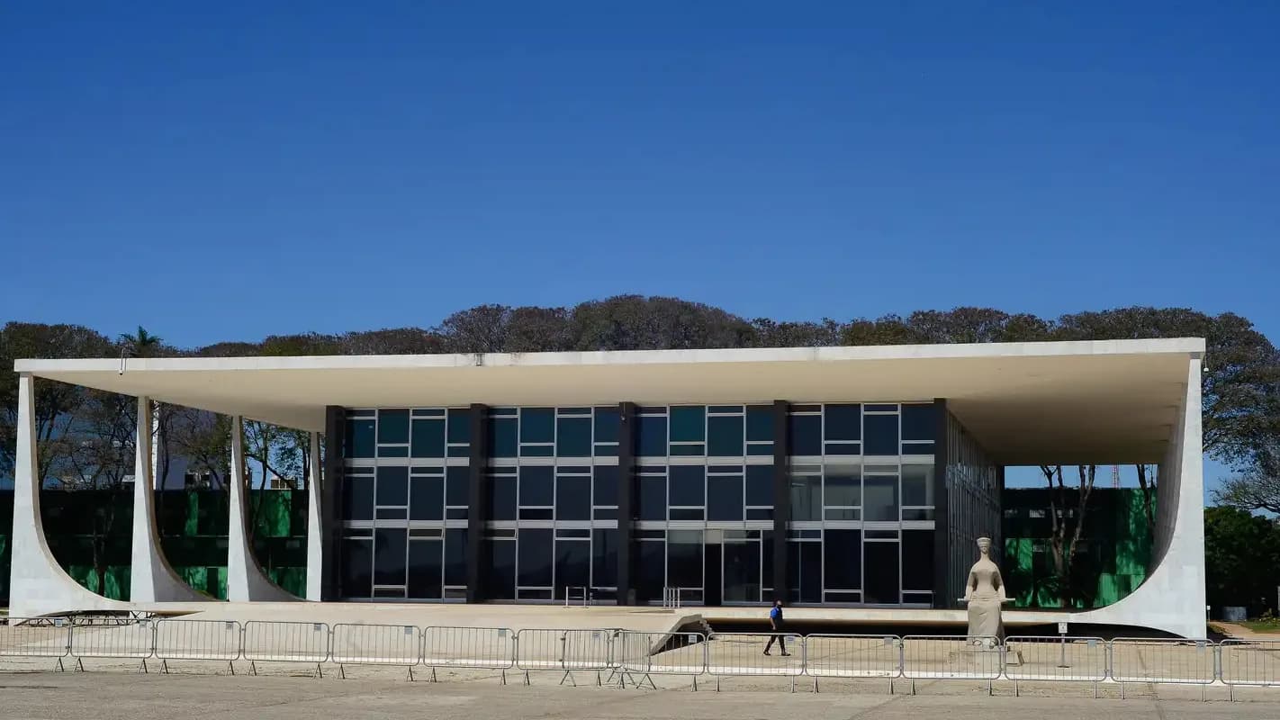 Fachada do Supremo Tribunal Federal (STF), em Brasília