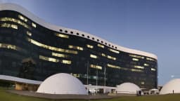 Fachada do prédio do Tribunal Superior Eleitoral, em Brasília