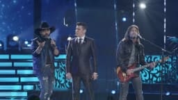 Edson Cadorini e Hudson Cadorini se apresentam ao lado de Léo Magalhães em show