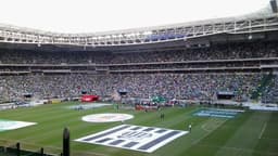 Allianz Parque lotado antes de partida do Palmeiras, foto de arquivo