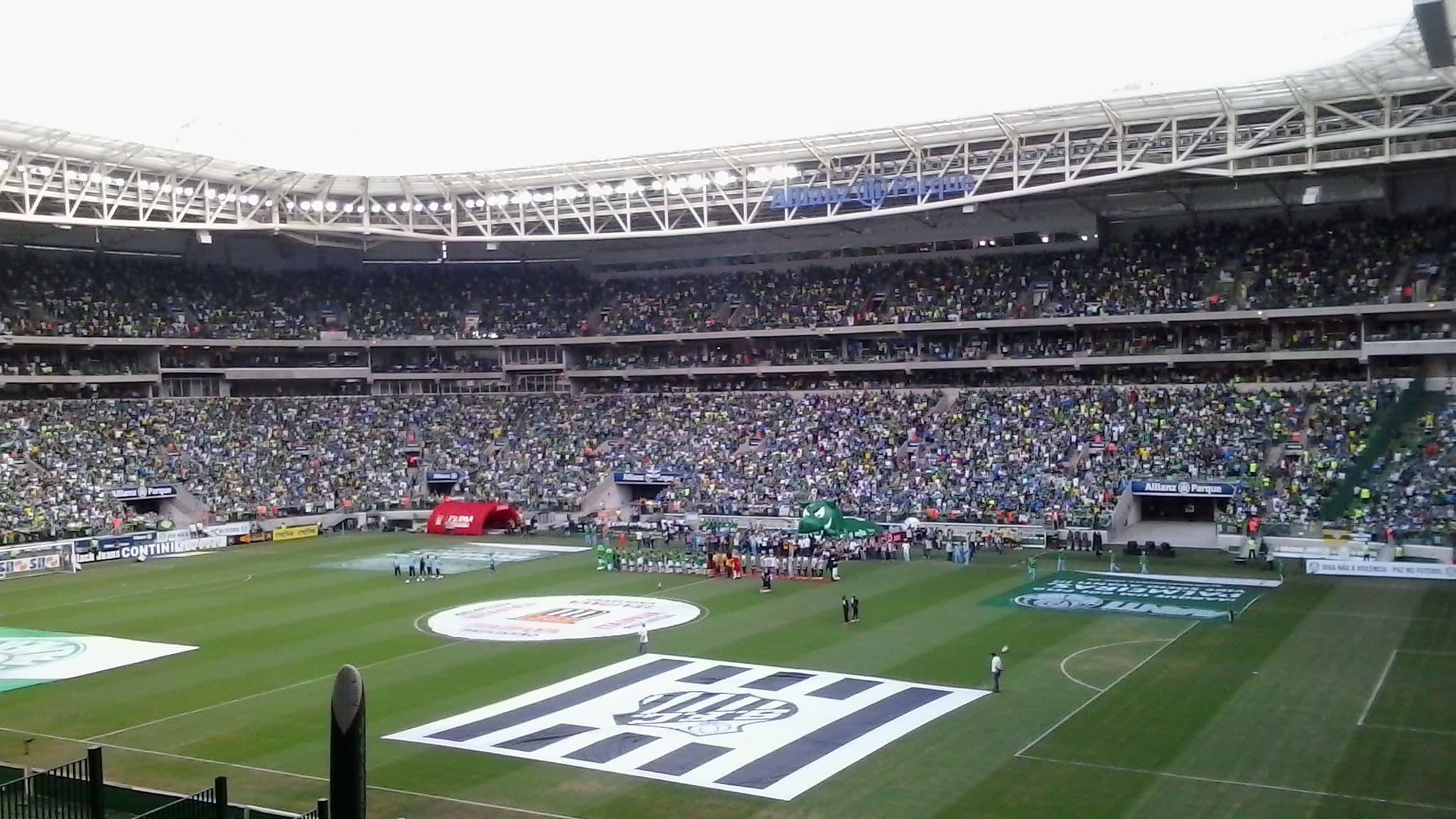 Allianz Parque lotado antes de partida do Palmeiras, foto de arquivo