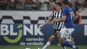 Jogadores de Atlético-MG e Cruzeiro disputam a bola em clássico mineiro (foto de arquivo)