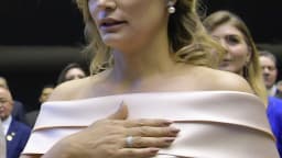 Michelle Bolsonaro no plenário do Senado Federal