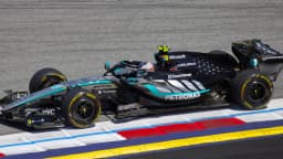 Carro de Fórmula 1 da Mercedes de Andrea Kimi Antonelli