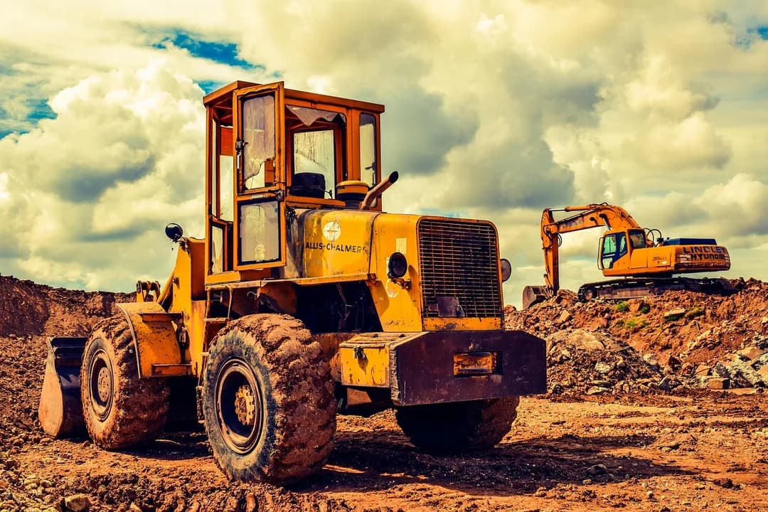 Imagem ilustrativa: bulldozer, excavator, heavy machine, heavy machinery, equipment, vehicle, machinery, construction site, digger, bulldozer, excavator, excavator, machinery, cons
