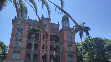 Castelo Mourisco, sede histórica da Fiocruz, em Manguinhos, no Rio de Janeiro