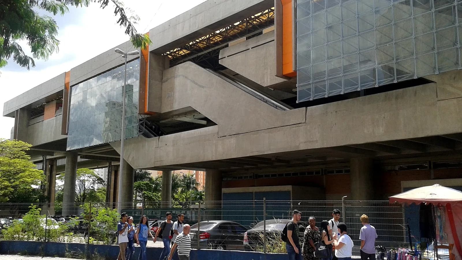 Estação Brás do Metrô, no bairro onde o crime ocorreu, em São Paulo