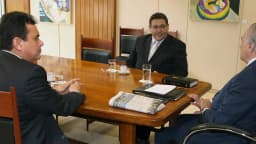 Ministro Kássio Nunes Marques em reunião