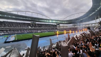 Torcida do Botafogo no Estádio Nilton Santos, foto de arquivo