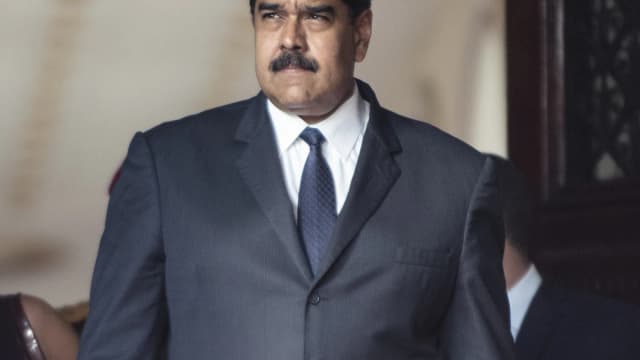 Retrato oficial de Nicolás Maduro, réu no processo que era conduzido pelo juiz Alvin Hellerstein