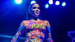 Anitta durante apresentação em show, foto de arquivo