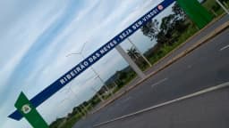 Portal de entrada da cidade de Ribeirão das Neves, em Minas Gerais