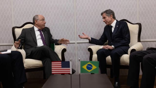 Mauro Vieira participa de reunião diplomática em foto de arquivo