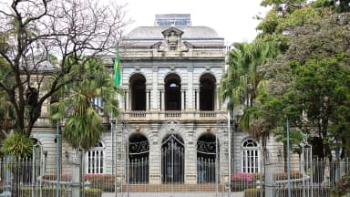 Fachada do Palácio da Liberdade, sede histórica do governo de Minas Gerais, em Belo Horizonte