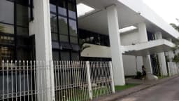Fachada do Palácio do Setentrião, sede do governo do Amapá, em Macapá