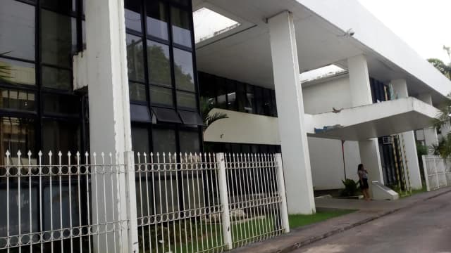 Fachada do Palácio do Setentrião, sede do governo do Amapá, em Macapá