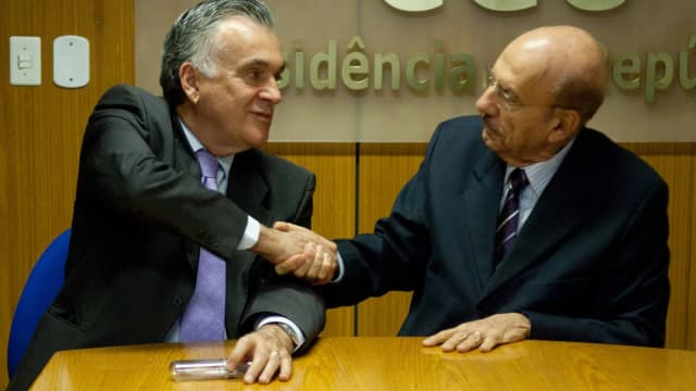 Autoridades em reunião na sede da Controladoria-Geral da União, em Brasília