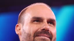 Eduardo Bolsonaro aparece em retrato de arquivo durante evento público