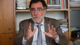 Patrus Ananias (PT), candidato ao governo de Minas Gerais, durante entrevista (foto de arquivo, 2017)