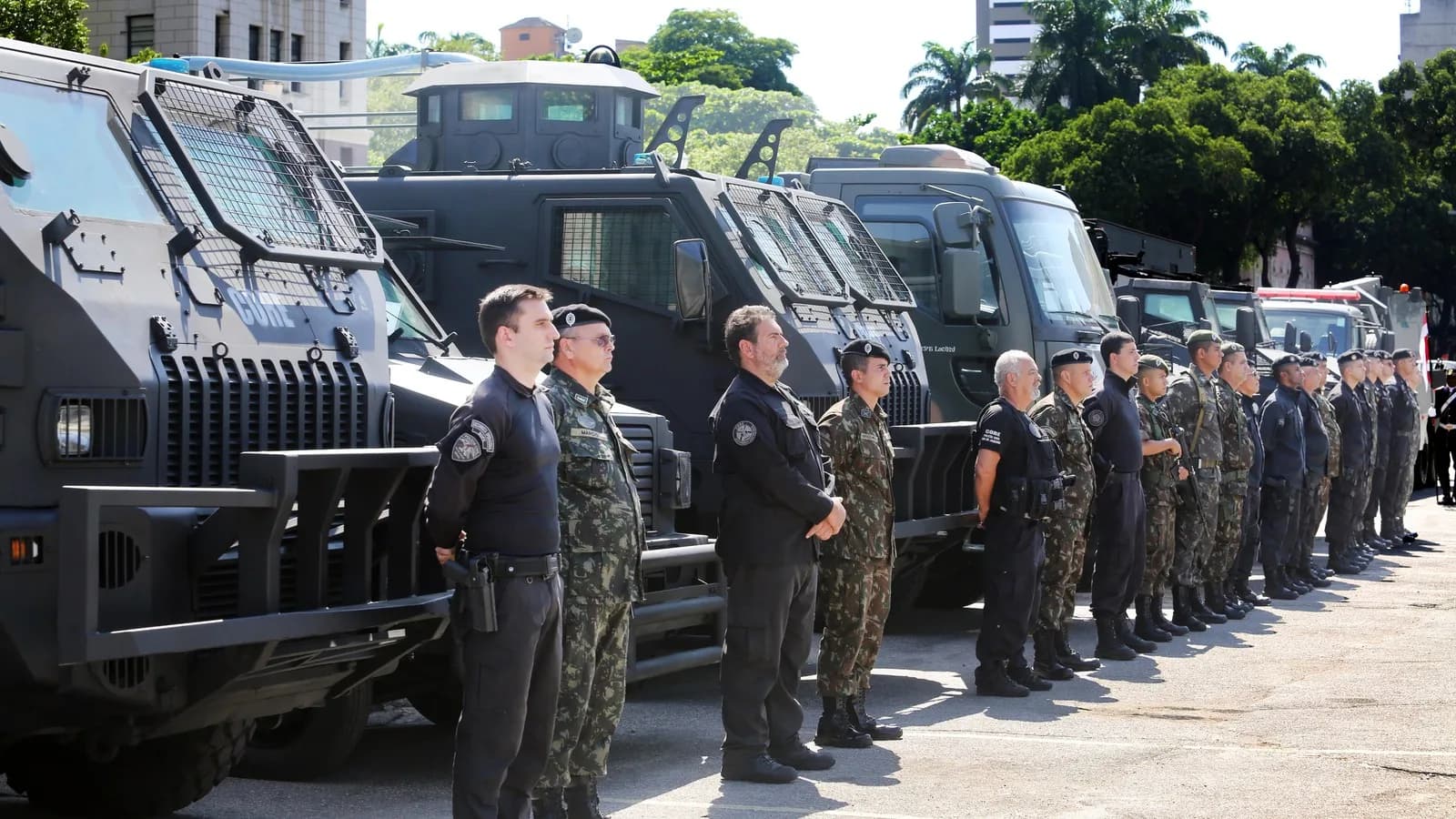 Policiamento da PM no Rio de Janeiro, foto de contexto